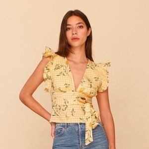 Whitley Linen Top by Reformation